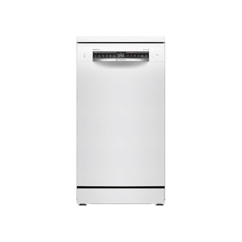 Bosch SPS4EMW24E, Serie 4, Lavavajillas 45 cm, Colocación libre, Blanco
