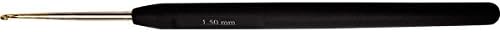 Dollylocks Knitter's Pride-Soft Feel Steel Crochet Hook, Size .5mm