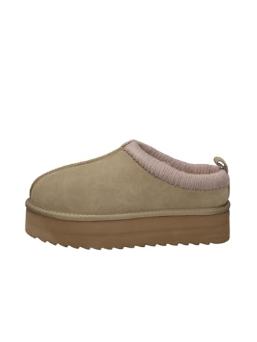 Colors of California Botín EGGY Platform con costuras para mujer, TóRTOLA, 41 EU