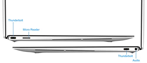 Image of Dell XPS 13 9300 13.4 inch Notebook - 1920 x 1200 - Core i5 i5-1035G1 - 8 GB RAM - 256 GB SSD - Platinum Silver, Black - Windows 10 Pro 64-bit - Intel UHD Graphics - English Keyboard - Bluetooth