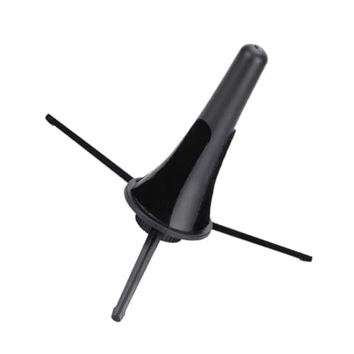 FAVOMOTO Clarinet Accessories Black Clarinet Stand Tripod Base Holder Bracket for Musical Instruments