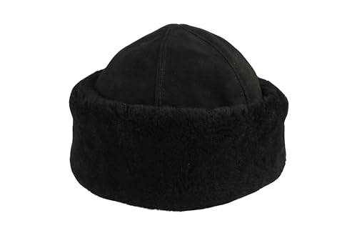 Chapeaux bork ottoman de qualité supérieure en noir avec finitions artisanales et confort M-XL