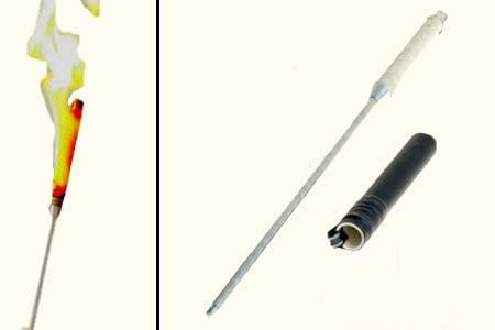 Antorcha para bastón de guía en desfiles nocturnos y fiestas