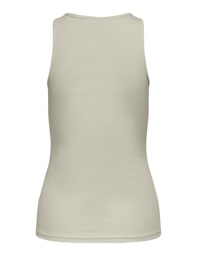 ONLY Damen Onlkenya Rib Tank Top JRS Noos, Pumice Stone,XXL – Ansicht 3