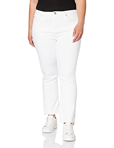 True Religion Damen Halle Kick Flare TRUEFLEX White Denim Jeans, 1800, 30