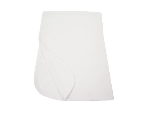 Image of American Baby Company 100% Cotton Thermal Waffle Toddler Cot Blanket (36 inch x 48 inch), Soft, Breathable & Stretchy, White, for Boys and Girls, Versatile for Nap Time, Preschool and Travel