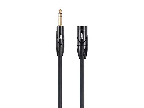 Monoprice Cable XLR macho a TRS macho 15 pies 16AWG miniatura 2