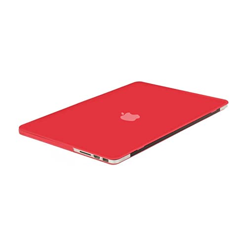 Mosiso Case Only Compatible With Macbook Pro Retina 13 Inch (Models: A1502 & A1425) (Older Version Release 2015 - End 2012), Plastic Hard Shell Case & Keyboard Cover & Screen Protector, Red #TOP4