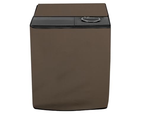 Image of Stylista Waterproof and Dustproof Polyester Washing Machine Cover Compatible for Godrej 10 Kg Semi-Automatic Top Loading WSEDGE NEO 100 5.0 PB3 SLGR, Beige