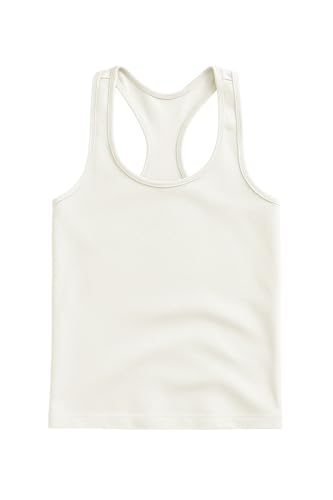 Image of Kurve Premium Girls Seamless Supersoft Wide Strap Comfortable Racerback Tank (Made with Love in The USA)