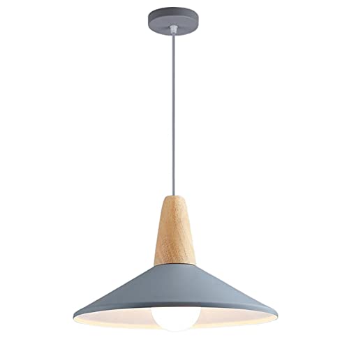Lámpara colgante de metal con pantalla japonesa para isla de cocina