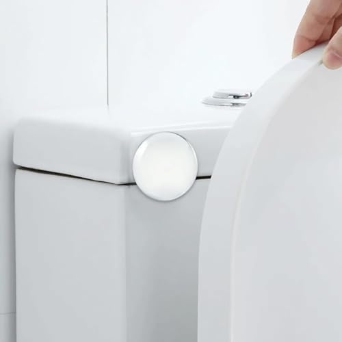Image of Marve Round Door Handle Stopper Pieces 6 of Clear Rubber Door Knob, Round Wall Shield Cushion, Quiet Wall Protector for Door Handle, Guard Door Bumper Silencer Self Adhesive