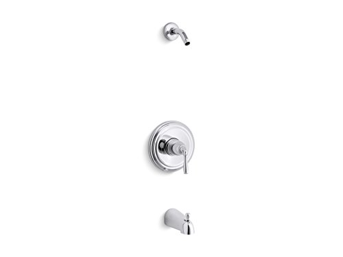 Buy 1 get 1 KOHLER TLS395-4S-CP Devonshire(R) Rite-Temp(R) Bath and Shower Valve Trim with Lever Handle and Slip-fit spout, Less showerhead, Polished Chrome