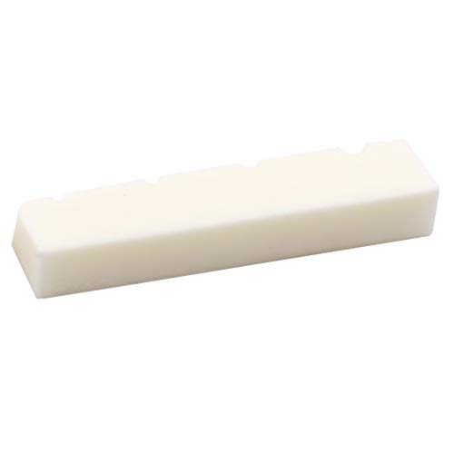 Disens Bass Guitar Nut 4 String Slotted Bone Bridge Nuts Electric Guitar Replacement Neck Parts & Accessories #TOP3