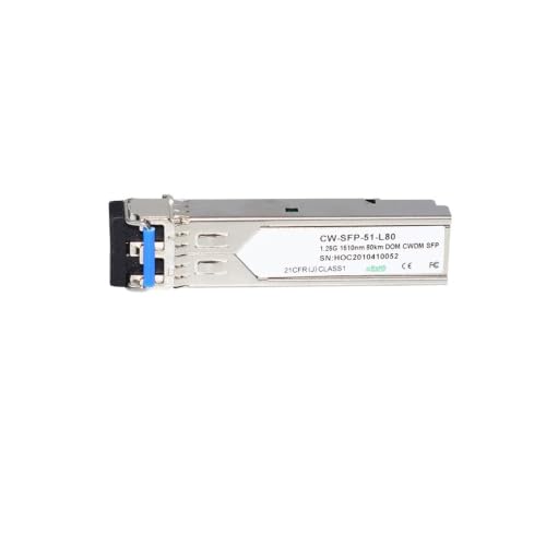 Transceptor dual LC 1.25G de 1510nm con alcance de 80km y CWDM SFP DOM
