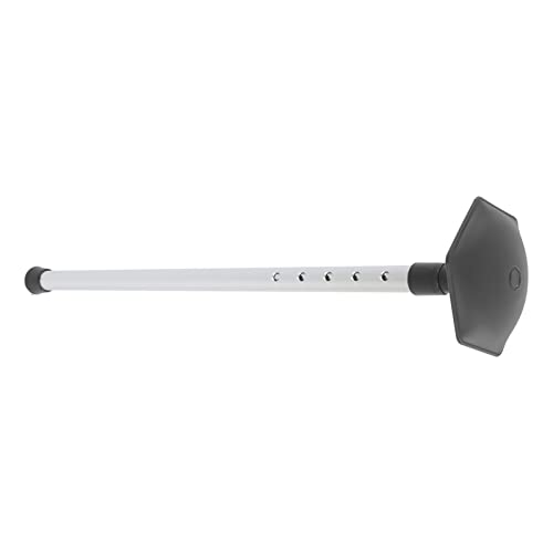 Barra de soporte para bolsa de golf extensible de aleación de aluminio ligera negra
