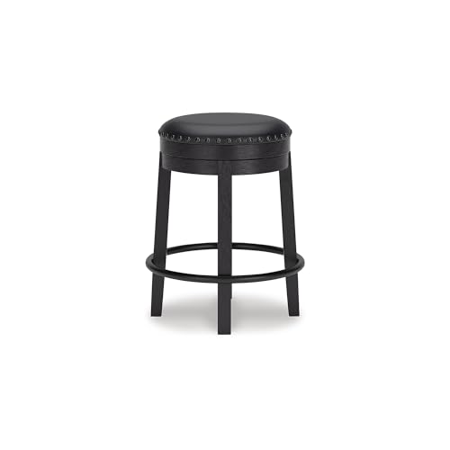 image for Signature Design by Ashley Valebeck Casual Round Faux Leather Upholste