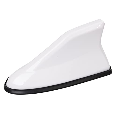 Antenne requin blanche universelle anti-casse pour remplacer l'antenne de toit de voiture FM AM