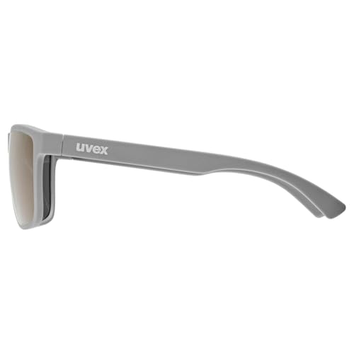 uvex rookie - Sportbrille für Kinder - starker Schutz vor Sonnenstrahlung - konstraststeigernd - grey matt - one size