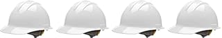 Bullard-30WHR White HDPE Cap Style Hard Hat with 6 Point Ratchet Suspension (4)