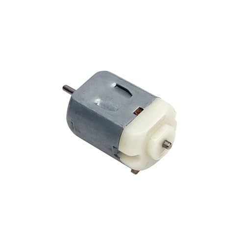 Image of ROBOWAY 3Pcs DC Mini Electric Toy Motor 3 to 6V Rectangular White Rear Cover Small Electric Motor 5000 to 10000 RPM for DIY Toys, DIY Robotics Science Projects (Pack of 3)