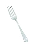 Winco 12-Piece Lafayette 4-Tine Dinner Fork Set, 18-0 Stainless Steel
