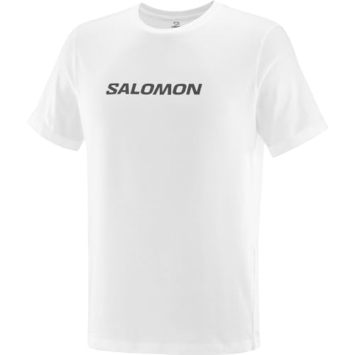 SALOMON(サロモン) アウトドア Tシャツ SALMON LOGO PERFORMANCE SHORTSLEEVE TEE MEN ロゴ パフォーマンス ショートスリーブ ティー メンズ