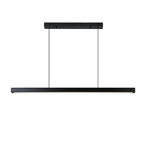 Plafonnier élégant en Aluminium LWX : Suspension Industrielle LED au Design Épuré