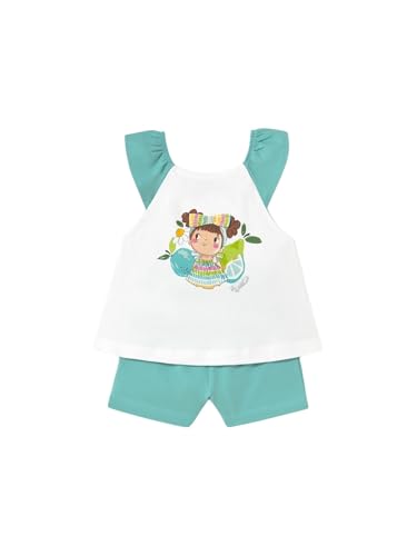 Mayoral ensemble short applique pour bébé fille style Agathe
