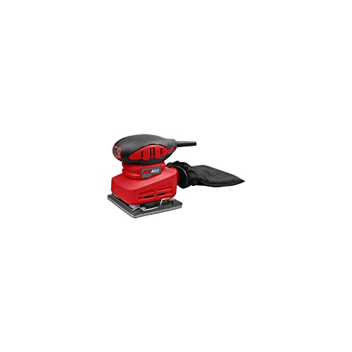 PROMAKER 1/4 Electric Sander with 1 pcs Sandpaper, Orbital Sander with Dust Bag 1.5AMP, 13000 OPM, 180W PRO-LO180. Hand sander for wood.