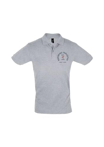 REDSKINS Junior Polos T Shirts Sweats et Gilets Enfants Garçon Fille, Camisa Polo Unisex Niños, Gris,