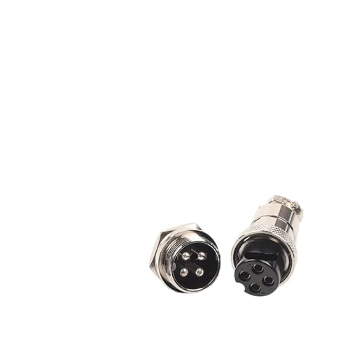 Conector de aviación GX20 con enchufe de 4 pines macho y hembra para panel 2