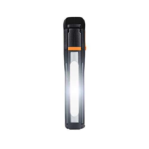 OSRAM LEDinspect SLIM500, lampada da ispezione a LED, 6000K, lampada da lavoro a LED ricaricabile, magnetica, flessibile, gancio incluso