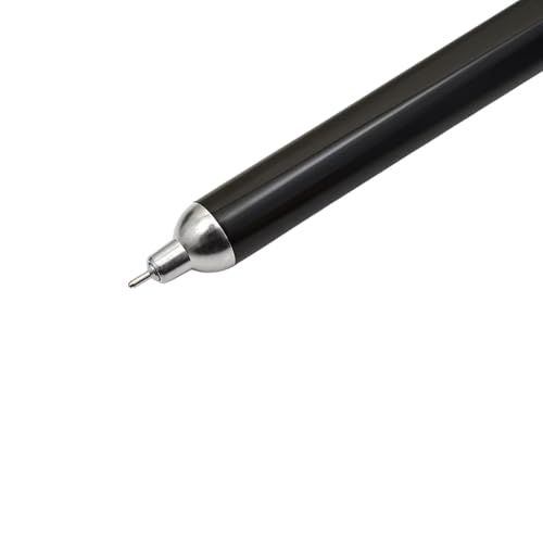 Image of OHTO GS01 Ballpoint Pen 0.7mm Medium Tip Black Ink | Black Metal Body | Smooth Writing Japanese Pen for Office & Professional Use Made In Japan