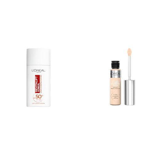L'Oreal Paris Aydınlatıcı Yüz Güneş Kremi 50 ml + Aydınlatan Serum Kapatıcı 2R