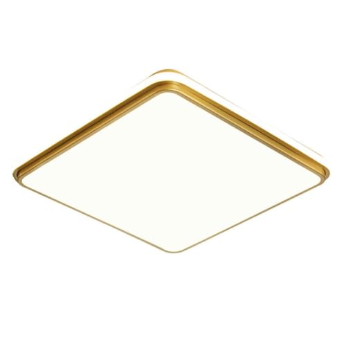 Luminaire simple et facile à installer, plafonnier LED carré plat 3000K-6000K