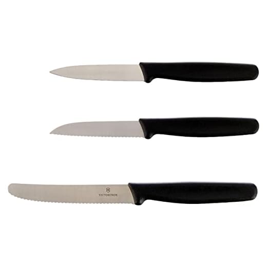 Victorinox Fibrox Pro 3-Piece Paring Knife Set