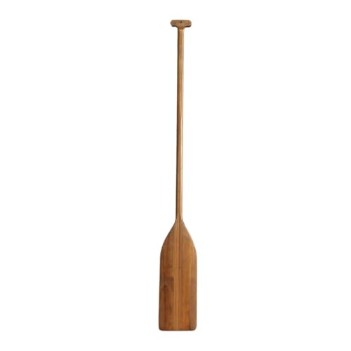 Aymzbd Rames de Bateau en Bois, Pagaie en Bois avec Poignée Ergonomique, Accessoire électrique Portatif, Décoratif pour La Décoration de La Maison et du...