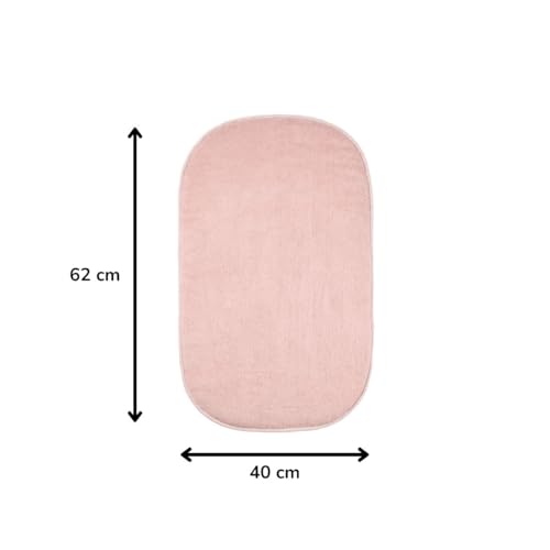 Coussin pour matelas à langer bébé Nattou 62 cm rose coton polyester