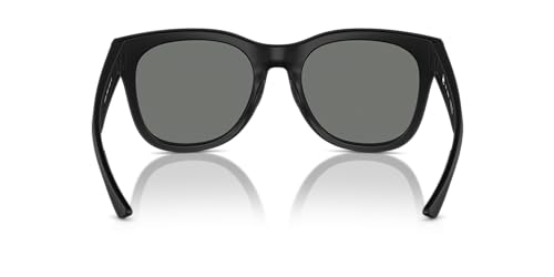 Native Woman Sunglasses Matte Black Frame, Grey Polarized Lenses, 55MM4