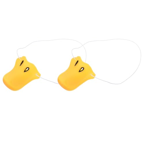 BESPORTBLE 2 piezas Vinilo Nariz de Pato Portátil para Disfraz Carnaval Cosplay Suministros Animal Fiesta