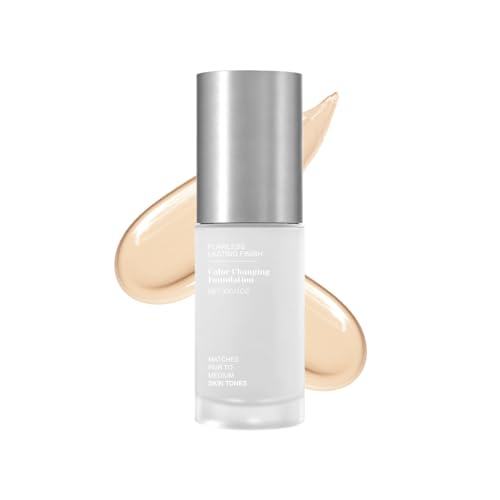 Base de maquillaje que cambia de color – Imprimación resistente a las manchas, maquillaje de cambio de color iluminador hidratante, para pieles grasas o secas, adecuado para mujeres en