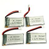 battery drone syma x5c  Ocamo Cheerwing 3.7V 550mAh batería Lipo (4PCS) con 4 en 1 Cargador de batería para Syma X5SW X5 X5C X5C-1 RC Quadcopter Drone Piezas
