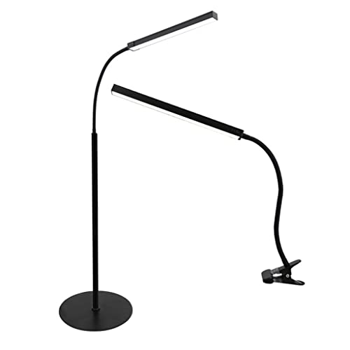 Lampe de bureau 2 en 1 réglable avec télécommande et clip pour salon