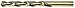 Drillco Drill Bit, 45, Cobalt Jobber Drills, Cobalt, Gold, 135? Point (32 Pack)