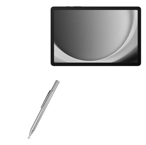 BoxWave Stylus Pen Compatible with Samsung Galaxy A9+ 5G - FineTouch Capacitive Stylus, Super Precise Stylus Pen - Metallic Silver