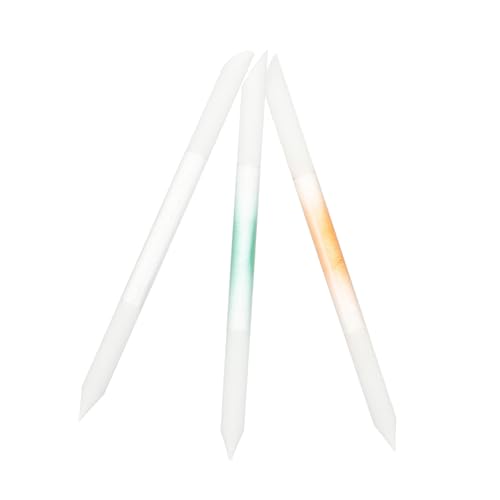 Beaupretty 3 Piezas lima de uñas de doble cabeza dedo clavo herramienta lima de uñas profesional Pulido limas para uñas limas uñas nail file pulir limas de uñas limas de uñas de vidrio