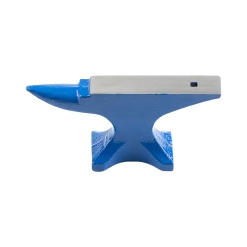 Pffiocix Jewelry Making Steel Anvil for Metal Shaping Single Round Horn Anvil Multipurpose Blacksmith Tool Metalsmith