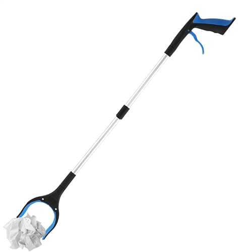 Reacher Grabber Heavy Duty - Reacher Grabber Pickup Tool,Foldable Litter Pickers | Reacher Grabber Heavy Duty, 33 Inch Trash Reaching Tool for Indoor Outdoor, Portable Litter Pick Up Stick