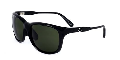 Moncler ML0275-P - ÓCULOS DE SOL INJETADOS 01N 60 mm, Preto, 60 mm Lens/16 mm Bridge/130 mm Temple
